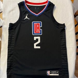 Kawhi Leonard Black and Red Red Basketball Jersey